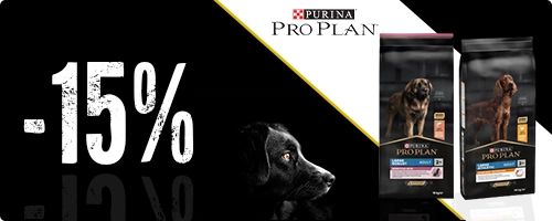 Sconto del 15% sul cibo per cane Pro Plan